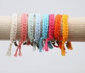 Arm Candy Friendship Bracelet - Spring/Summer Arm Candy in Pastel Colours - Pastel Arm Candy - 1 bracelet
