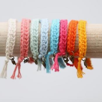 Arm Candy Friendship Bracelet - Spring/Summer Arm Candy in Pastel Colours - Pastel Arm Candy - 1 bracelet