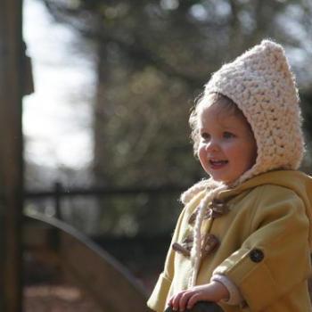 Kids Pixie Hood - Crochet Hood Hat for Kids - Chunky Crochet Hood for Children